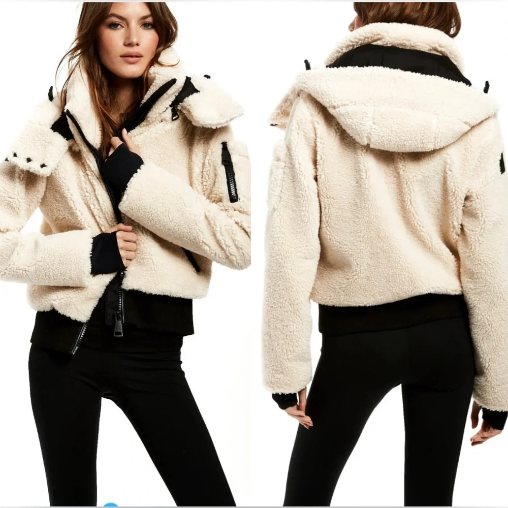 $395⬇️ SAM. Sherpa NALA Jacket in Almond - S - Picture 1 of 12